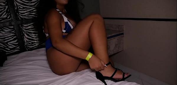  Juicy Brazilian amateur babe with big tits pov sex
